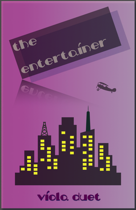 Book cover for The Entertainer by Scott Joplin, Viola Duet