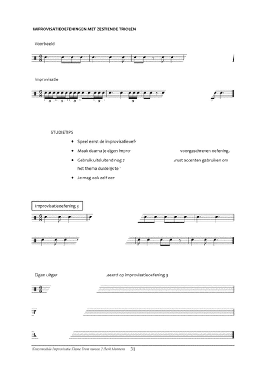 Percussion Modular: Improvisatie 2