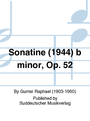 Book cover for Sonatine (1944) b minor, Op. 52