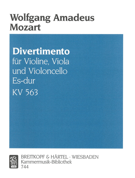 Divertimento Es-dur KV 563