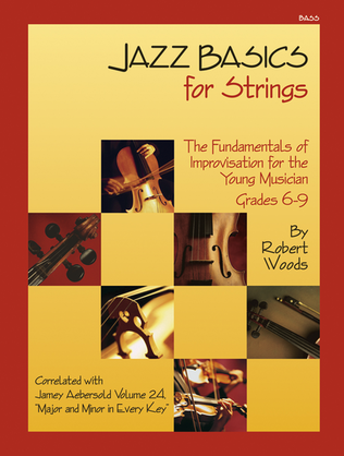 Book cover for Jazz Basics for Strings - Bass