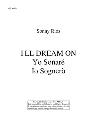 Book cover for I'LL DREAM ON