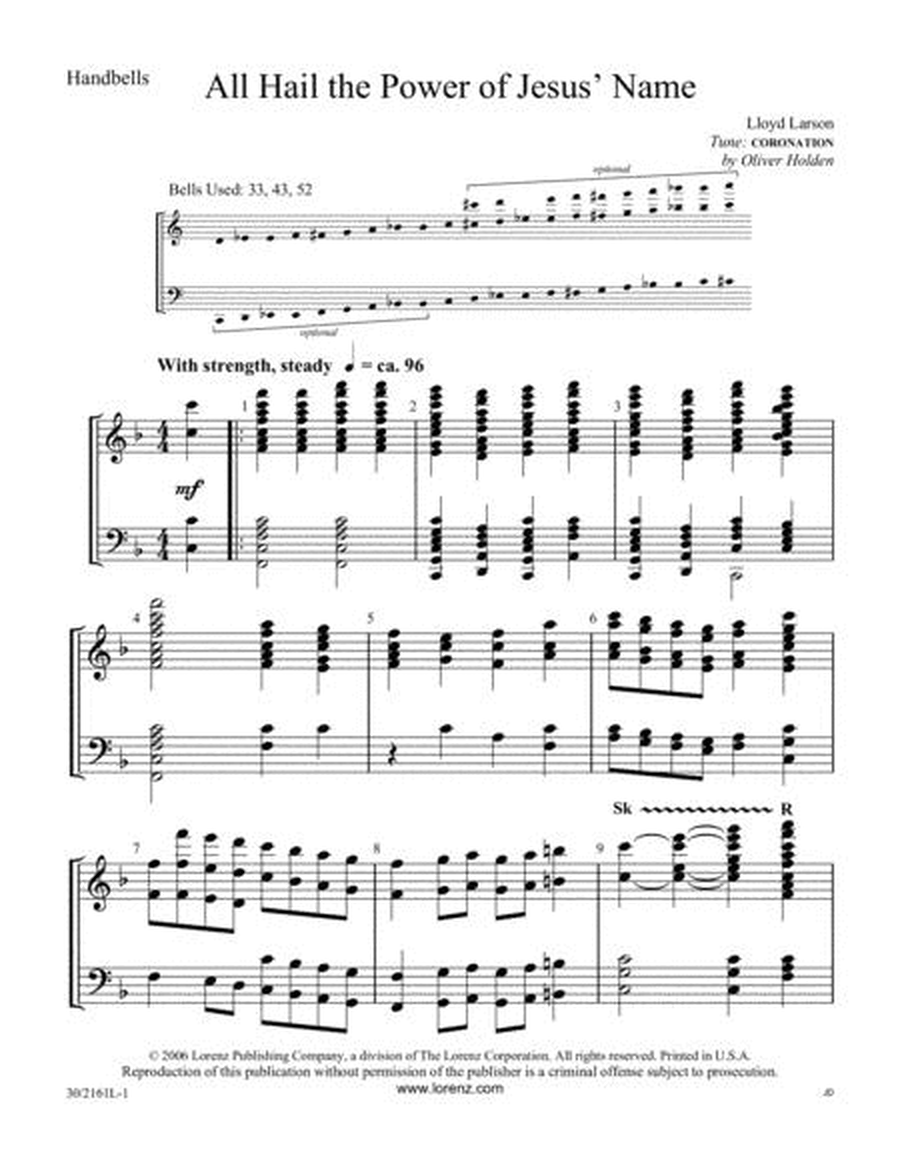 Enhancements for Congregational Singing - Handbell Part (reproducible) image number null