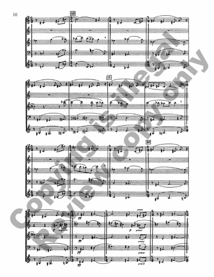 Concerto for Woodwind Quintet (Score)