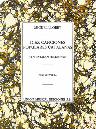 Book cover for 10 Canciones Populares Cantalanas