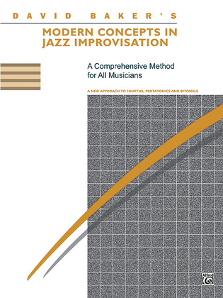 Book cover for Modern Concepts in Jazz Improvisation