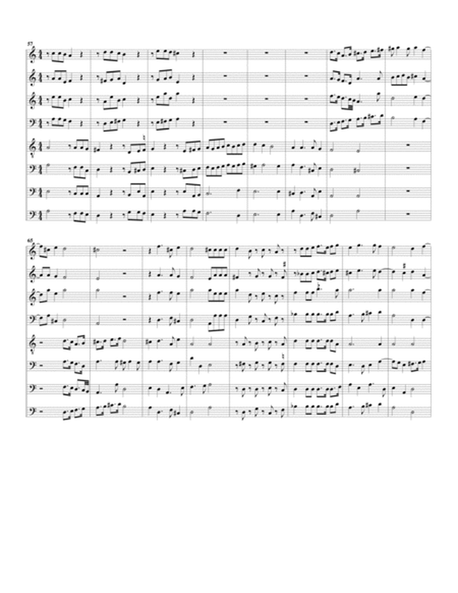 Canzon no.8 a8 (1615) (arrangement for 8 recorders)