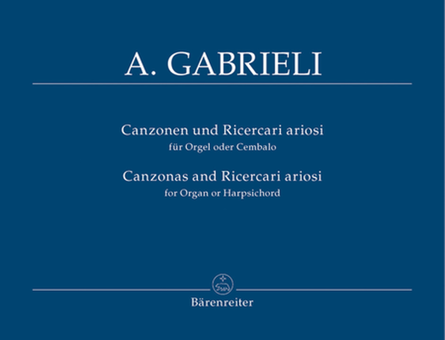 Canzonen und Ricercari ariosi for Organ or Harpsichord