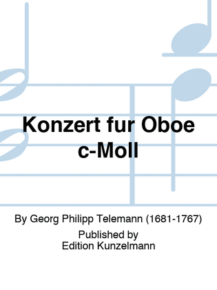 Book cover for Concerto for oboe in C minor
