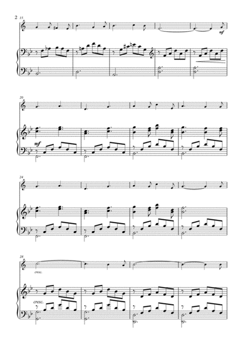 O Holy Night. For Solo Trumpet in Bb and Piano image number null