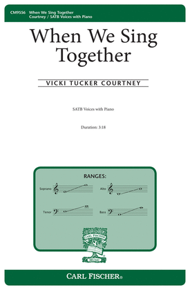 Book cover for When We Sing Together
