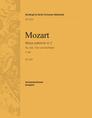 Missa solemnis in C K. 337