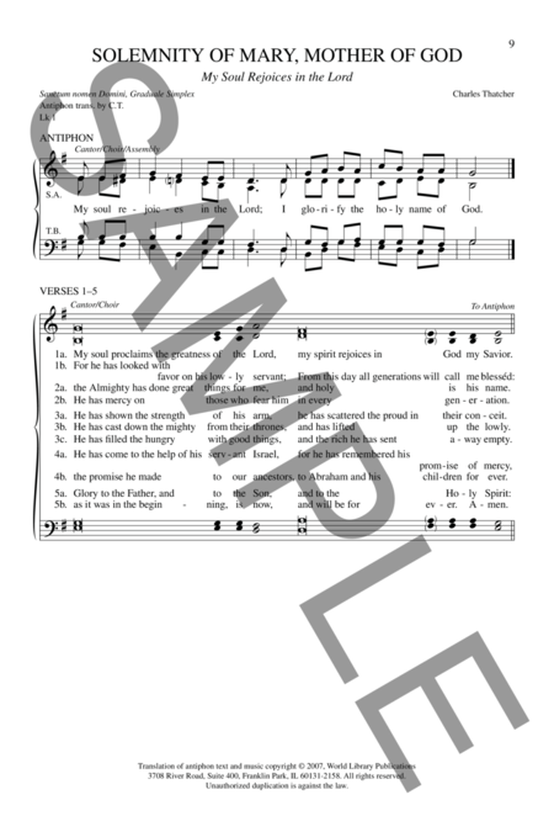 Seven Communion Chants for the Advent and Christmas Seasons  Sheet Music