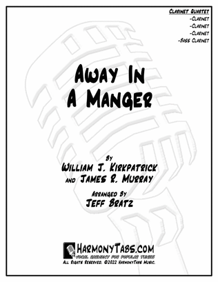 Book cover for Away In A Manger (Clarinet Quartet)