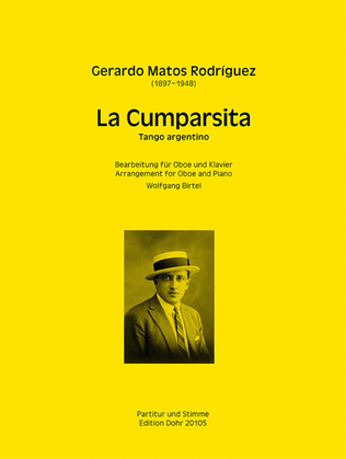 Book cover for La Cumparsita -Tango argentino- (für Oboe und Klavier)