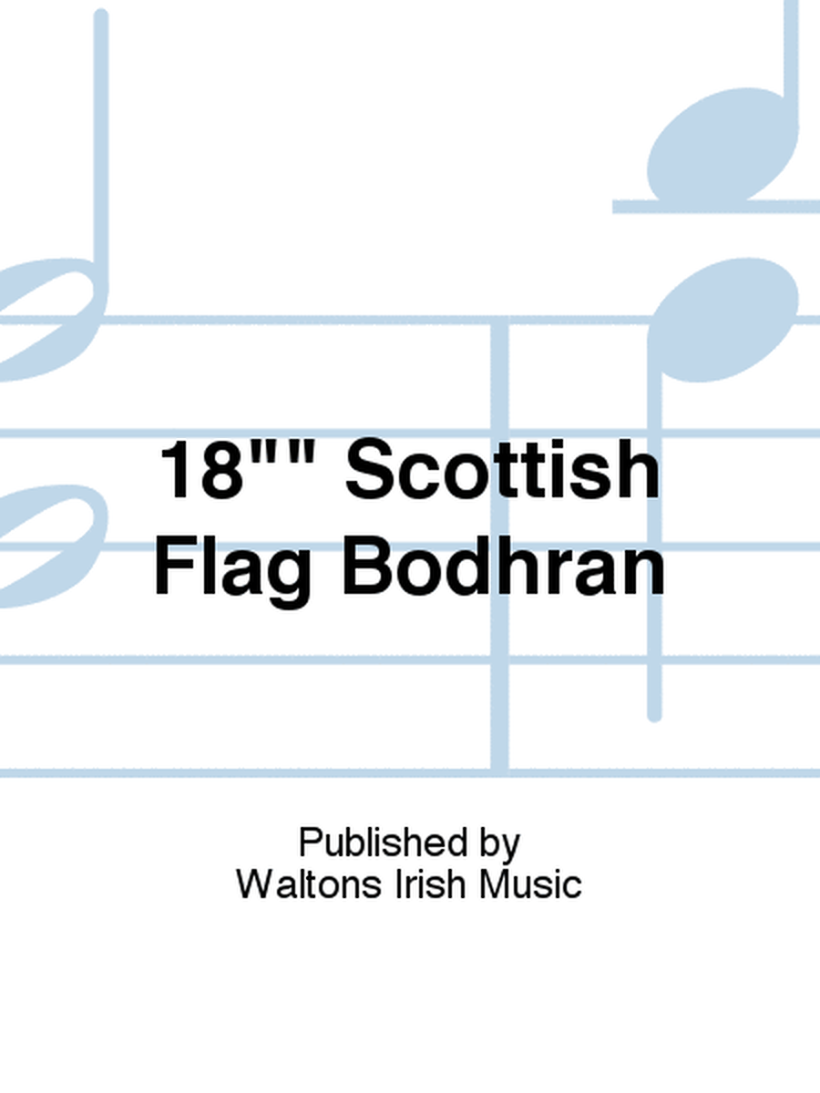 18 Scottish Flag Bodhran