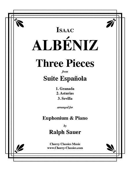 Three Pieces from Suite Espanola for Euphonium and Piano