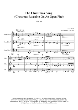 Book cover for The Christmas Song (chestnuts Roasting On An Open Fire)