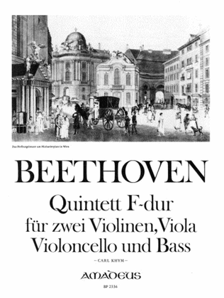 Book cover for Quintet F major nach op. 17