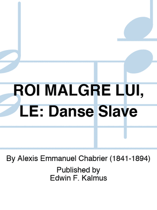 Book cover for ROI MALGRE LUI, LE: Danse Slave
