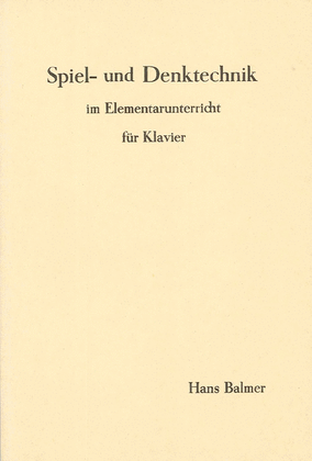 Book cover for Spiel- und Denktechnik