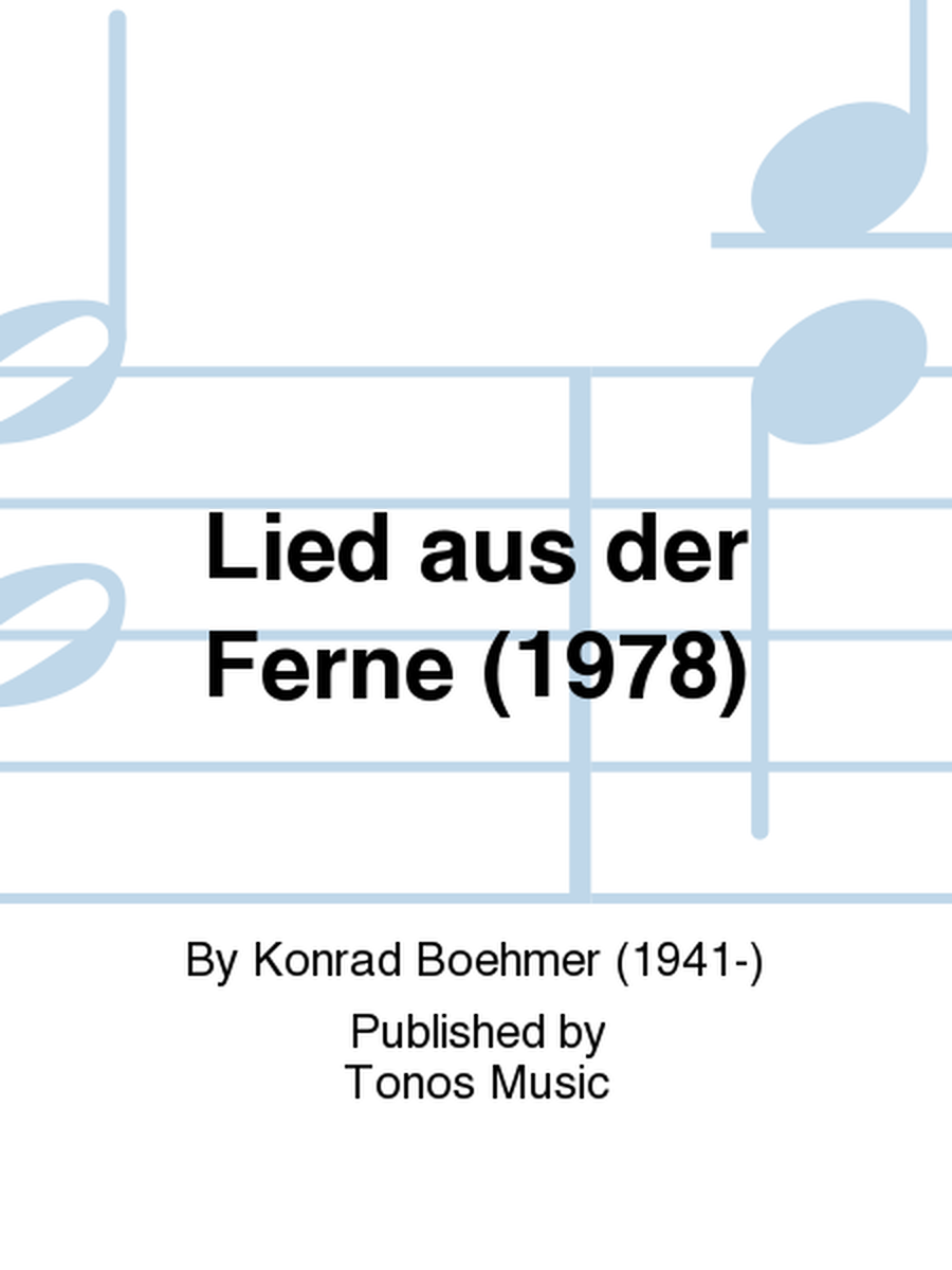 Lied aus der Ferne (1978)