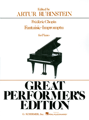 Book cover for Fantasy Impromptu - Great Performer's Edition