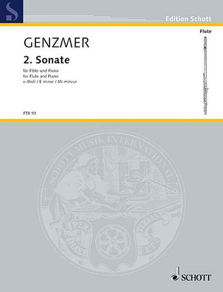 Book cover for Sonata No. 2 In E Minor Gewv 223