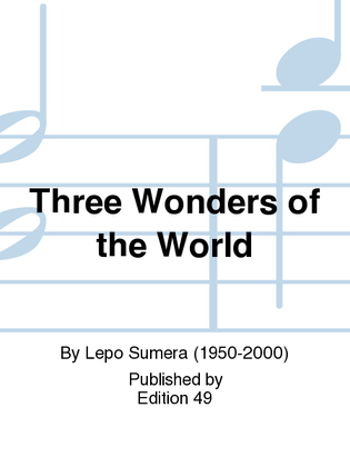 Book cover for Three Wonders of the World