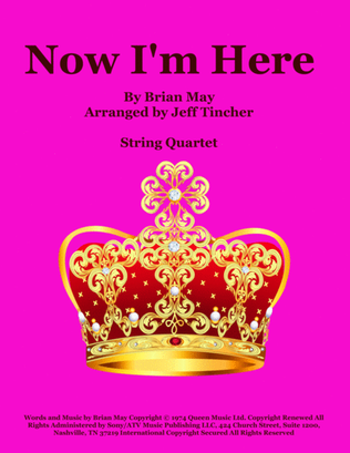 Book cover for Now I'm Here