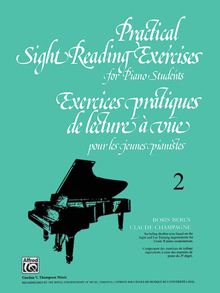 Book cover for Practical Sight Reading Exercises for Piano Students