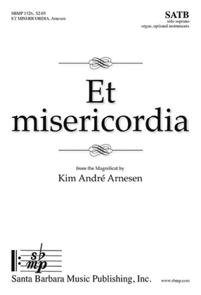 Book cover for Et misericordia