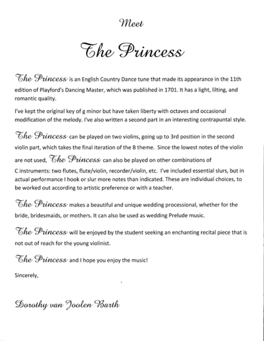 Romantic Playford: The Princess image number null