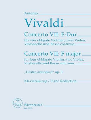 Concerto VII F major