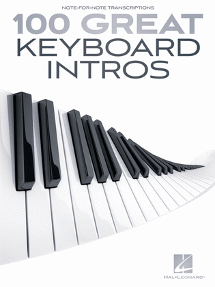 Book cover for 100 Great Keyboard Intros