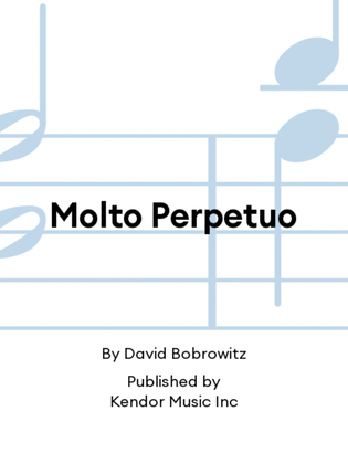 Book cover for Molto Perpetuo