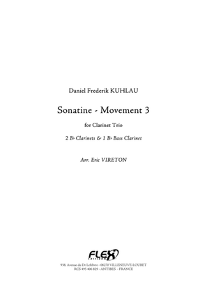 Sonatine - Mvt. 3