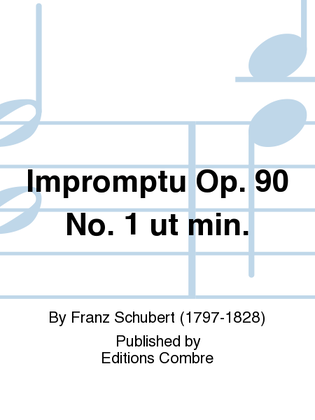 Book cover for Impromptu Op. 90 No. 1 en Ut min.