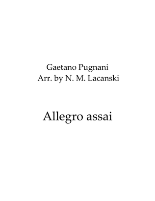 Book cover for Allegro Assai in A Major