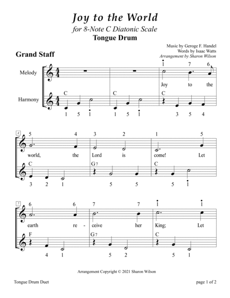 Steel Tongue Drum sheet music