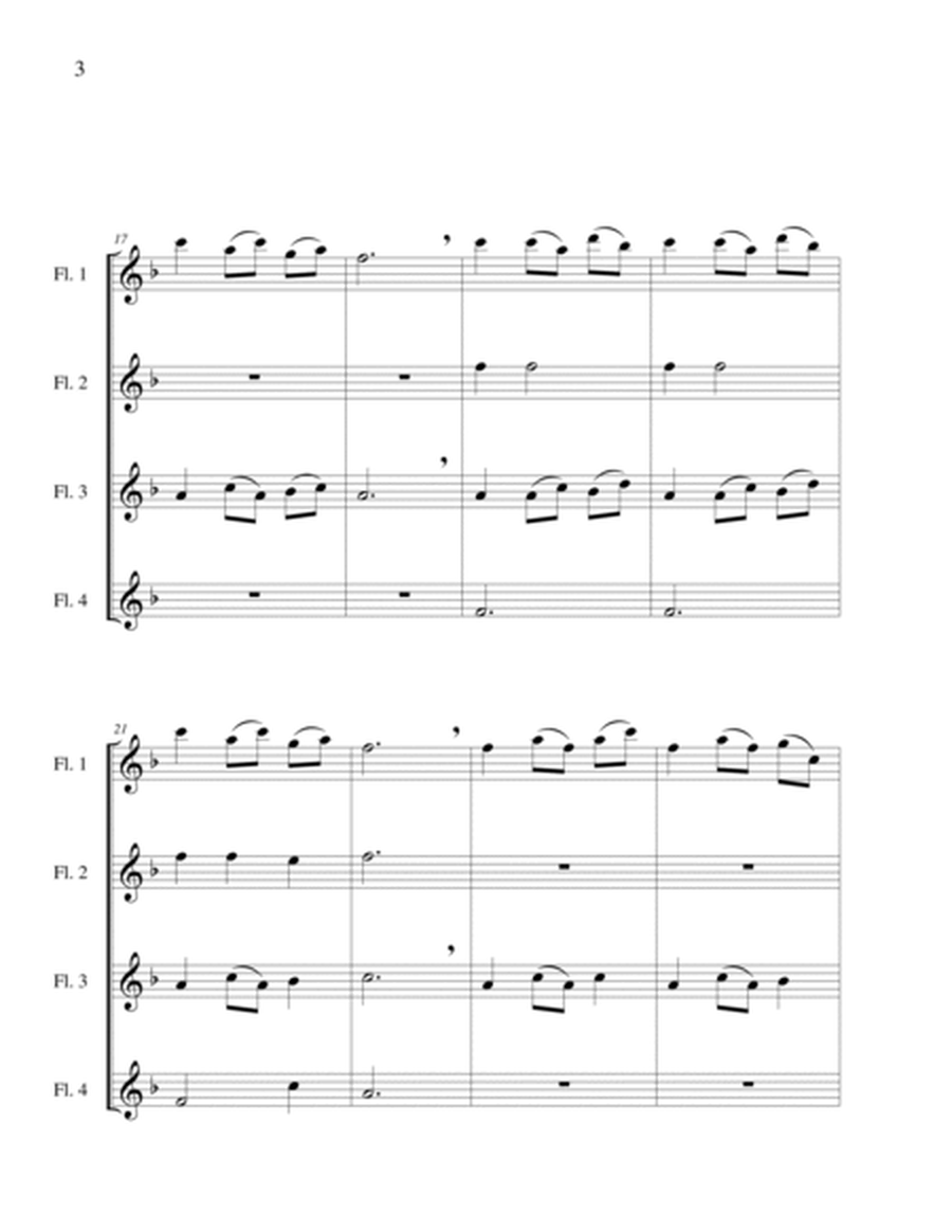 Once, Long Ago - Flute Quartet image number null