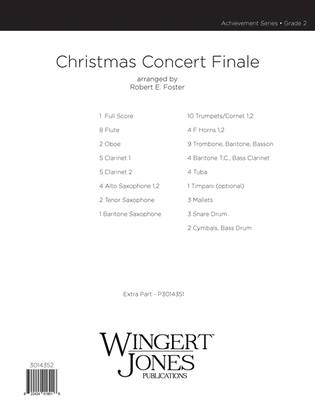 Book cover for Christmas Concert Finale - Full Score