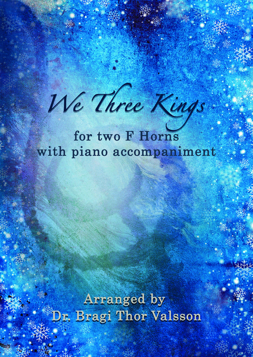 We Three Kings - two F Horns with Piano accompaniment image number null