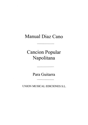 Book cover for Cancion Popular Napolitana