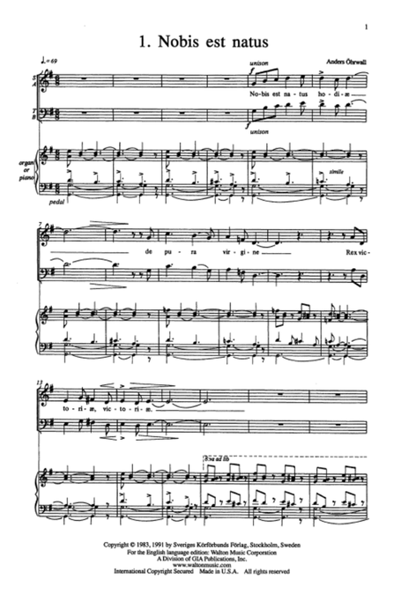 The Three Kings (Trettondagsmusik) (Vocal Score)