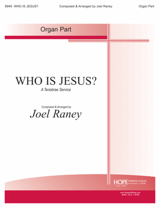 Book cover for WHO IS JESUS?-ORGAN PART-Digital Download