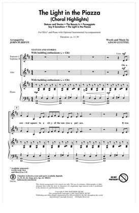 The Light In The Piazza (Choral Highlights) (arr. John Purifoy)