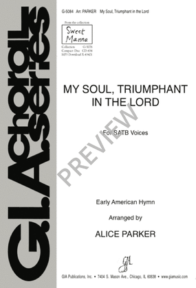 Book cover for My Soul, Triumphant in the Lord