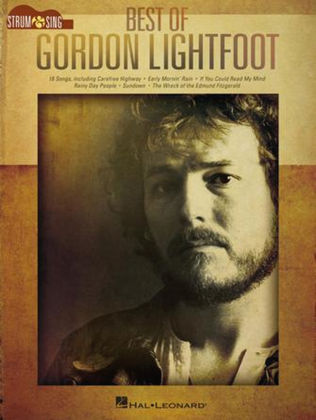 Book cover for Best of Gordon Lightfoot - Strum & Sing Guitar