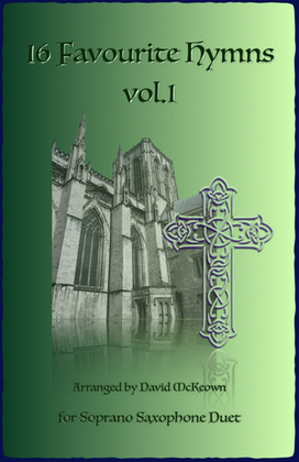 Book cover for 16 Favourite Hymns Vol.1 for Soprano Saxophone Duet